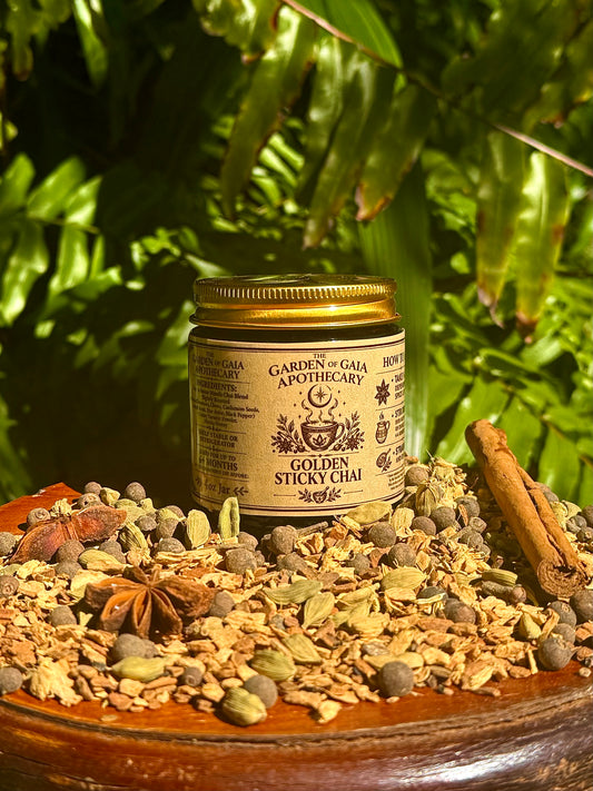 Golden Sticky Chai ~ Haldi Doodh Paste (Golden Milk) Non-Caffeinated