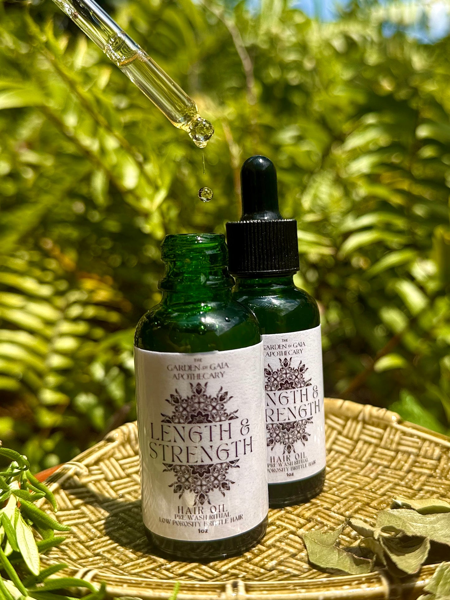 NEW PRODUCT: Length & Strength ~ Ayurvedic Hair Oil ~ Pre-Wash Ritual: 1oz Bottle Starter EXCLUSIVE!