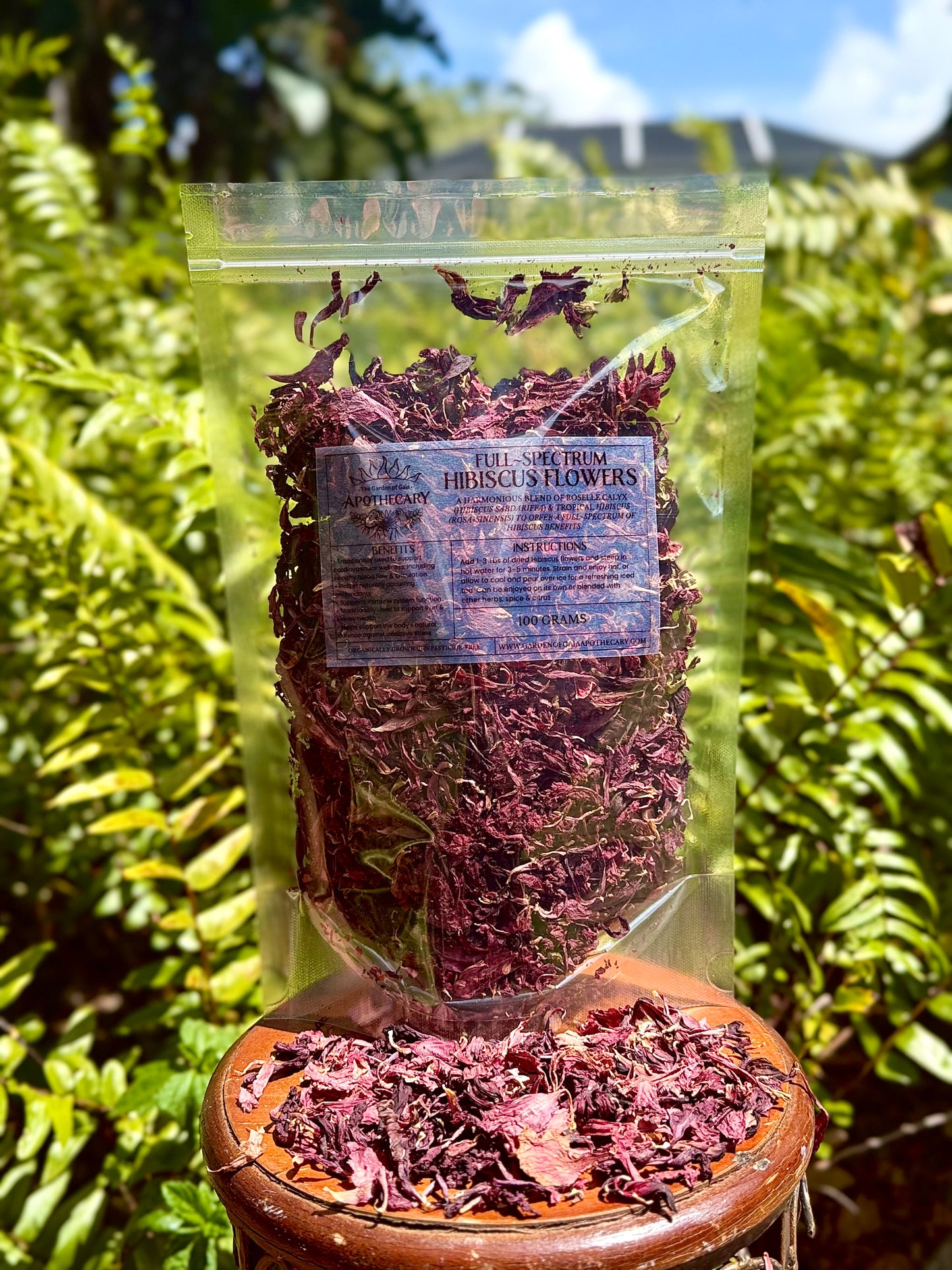 Hibiscus Flower~Loose leaf, Full Spectrum Blend