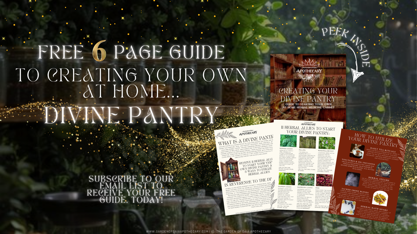 Free Guide- Creating your own Divine Pantry