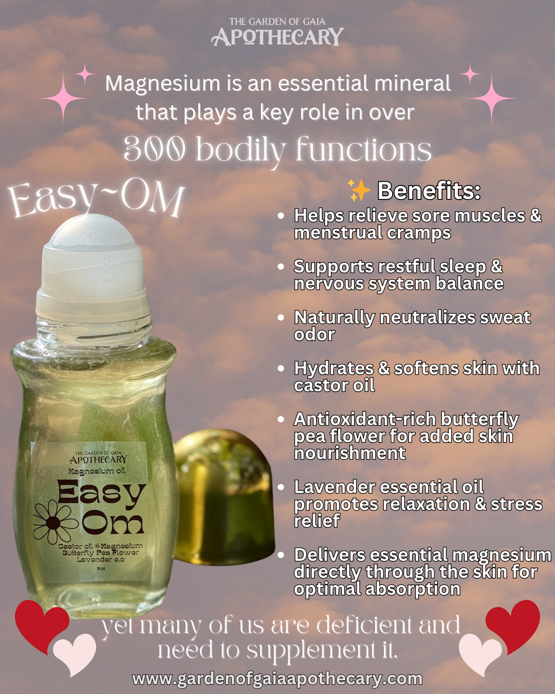 Easy~OM (Magnesium Oil Roller)