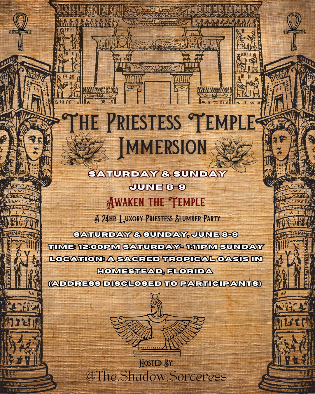 The Priestess Temple Immersion- Awaken The Temple