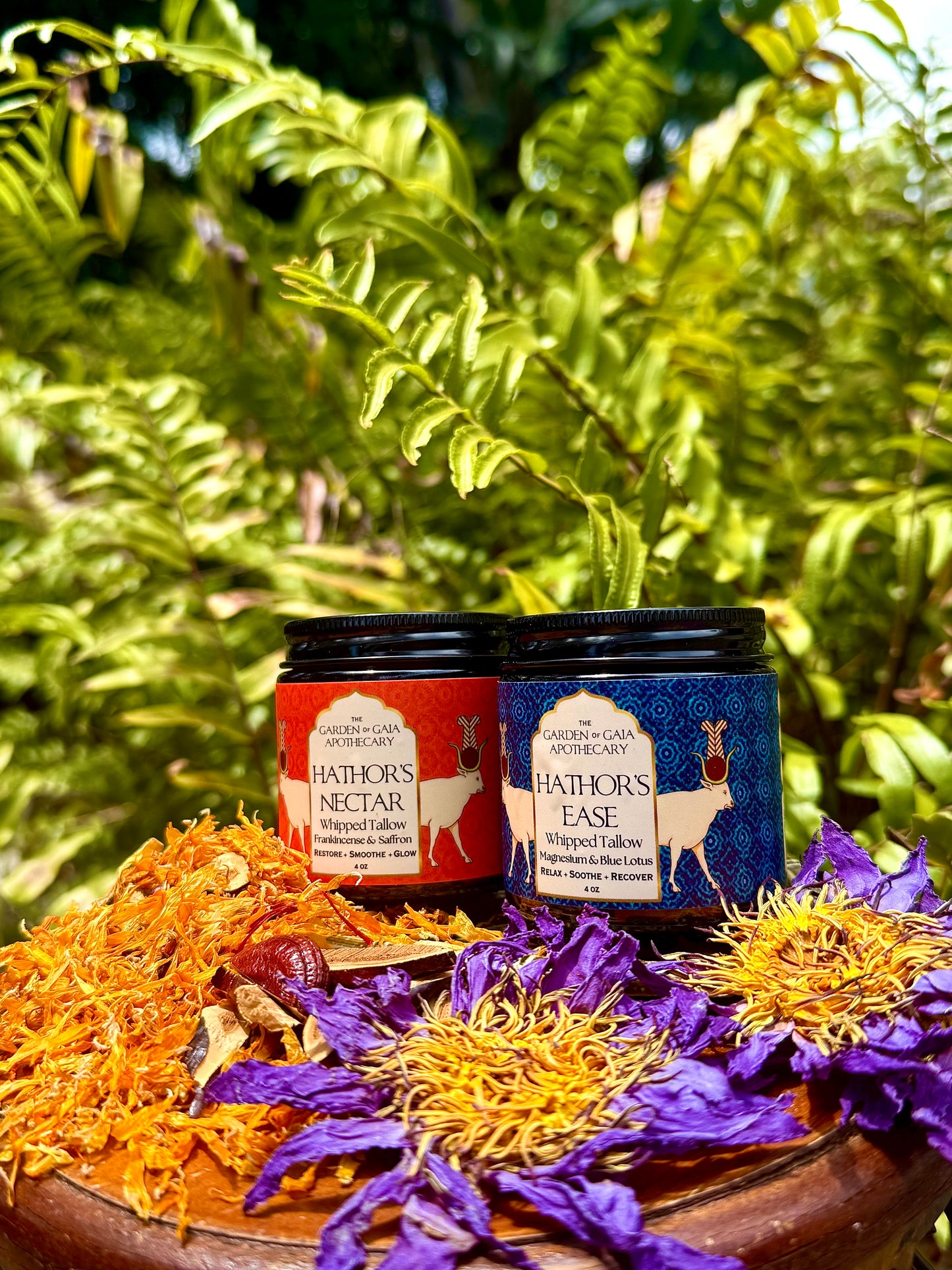 “Hathor’s Ritual Collection” ~ Herbal Whipped Tallow Balm Bundle