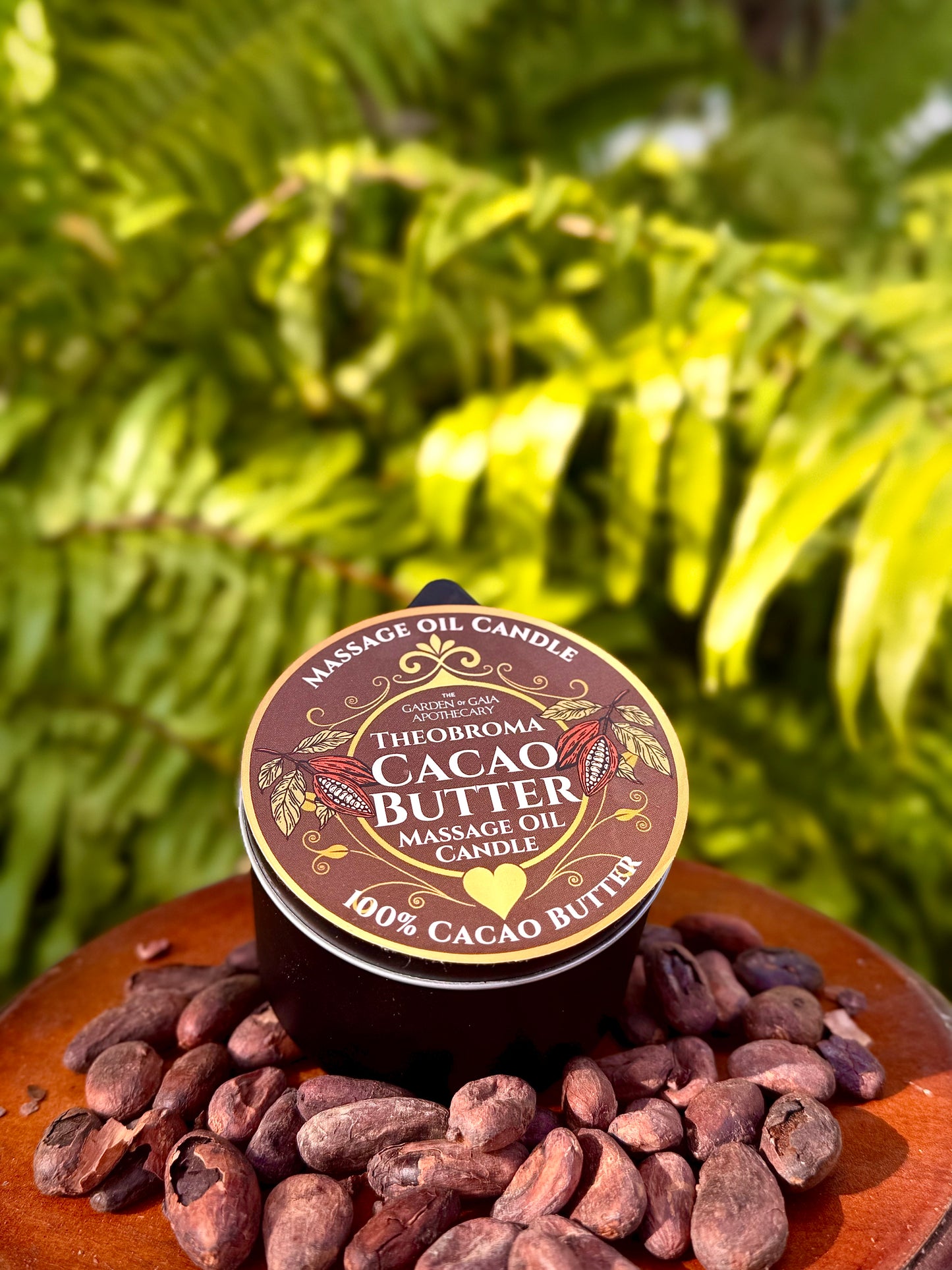 Sensual Cacao Butter Candles: 100% Cacao Butter