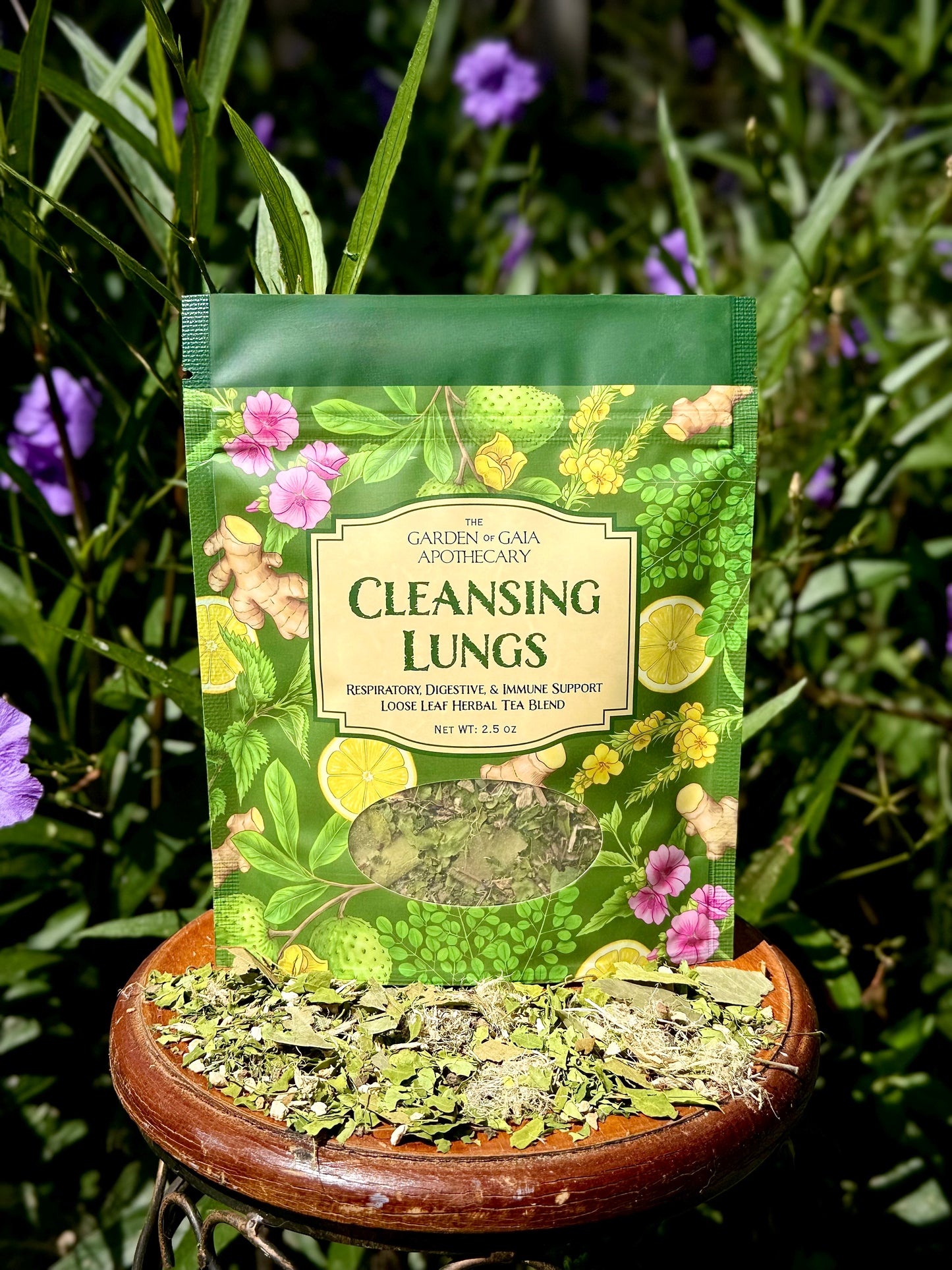 Cleansing Lungs ~ Respiratory, Digestive & Immunity Loose Leaf Tea Blend
