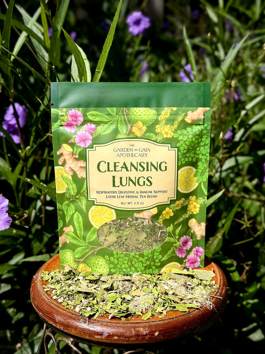 Cleansing Lungs ~ Respiratory, Digestive & Immunity Loose Leaf Herbal Tea Blend