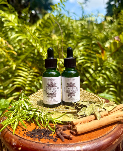 NEW PRODUCT: Length & Strength ~ Ayurvedic Hair Oil ~ Pre-Wash Ritual: 1oz Bottle Starter EXCLUSIVE!