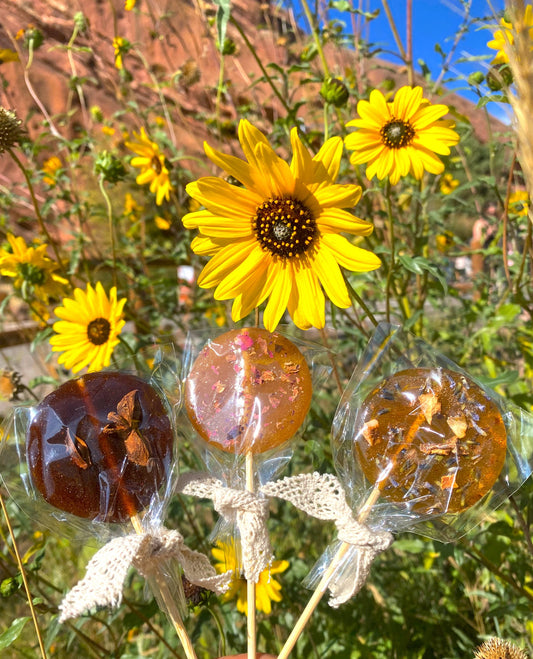 Magick Honey Wands- herbal honey lollipops