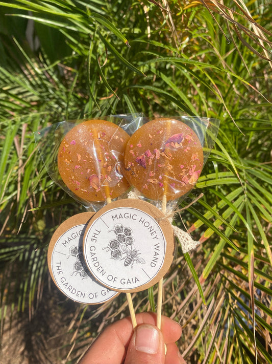 Magick Honey Wands- herbal honey lollipops