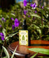 Moringa Tincture - superfood herbal tincture in a garden setting with vibrant flowers.