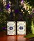 Two bottles of Blue Lotus Tincture from The Garden of Gaia Apothecary with a natural background.
