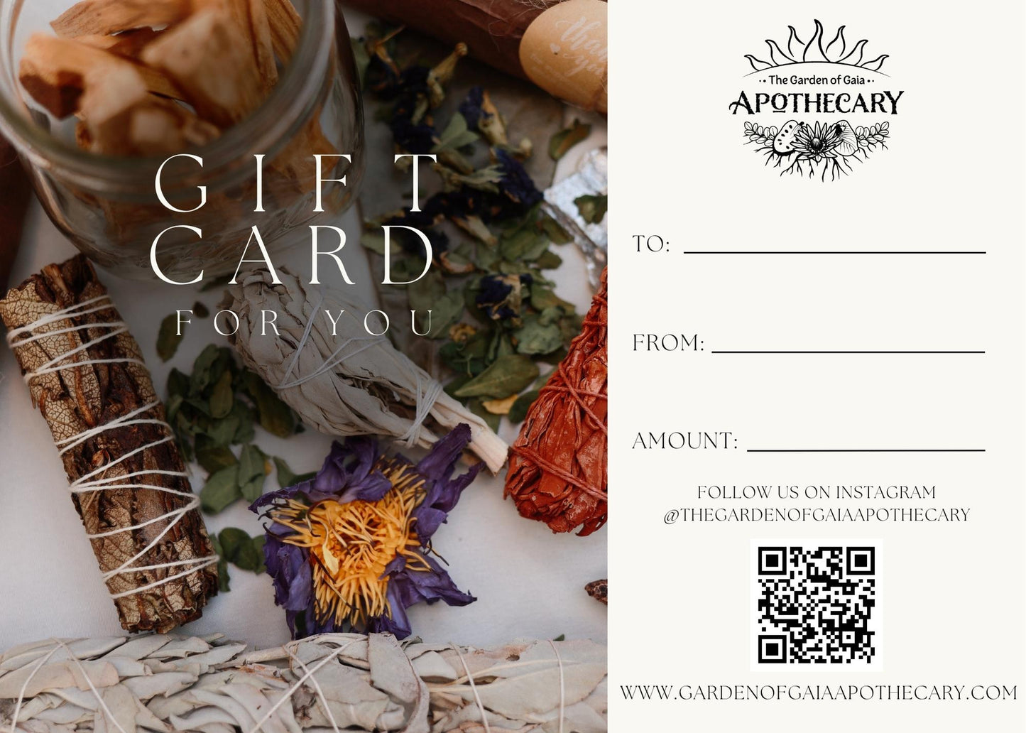 Garden of Gaia Gift Cards