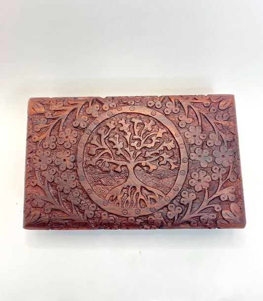 Wooden Box: Tree Of Life, 5”x 8”